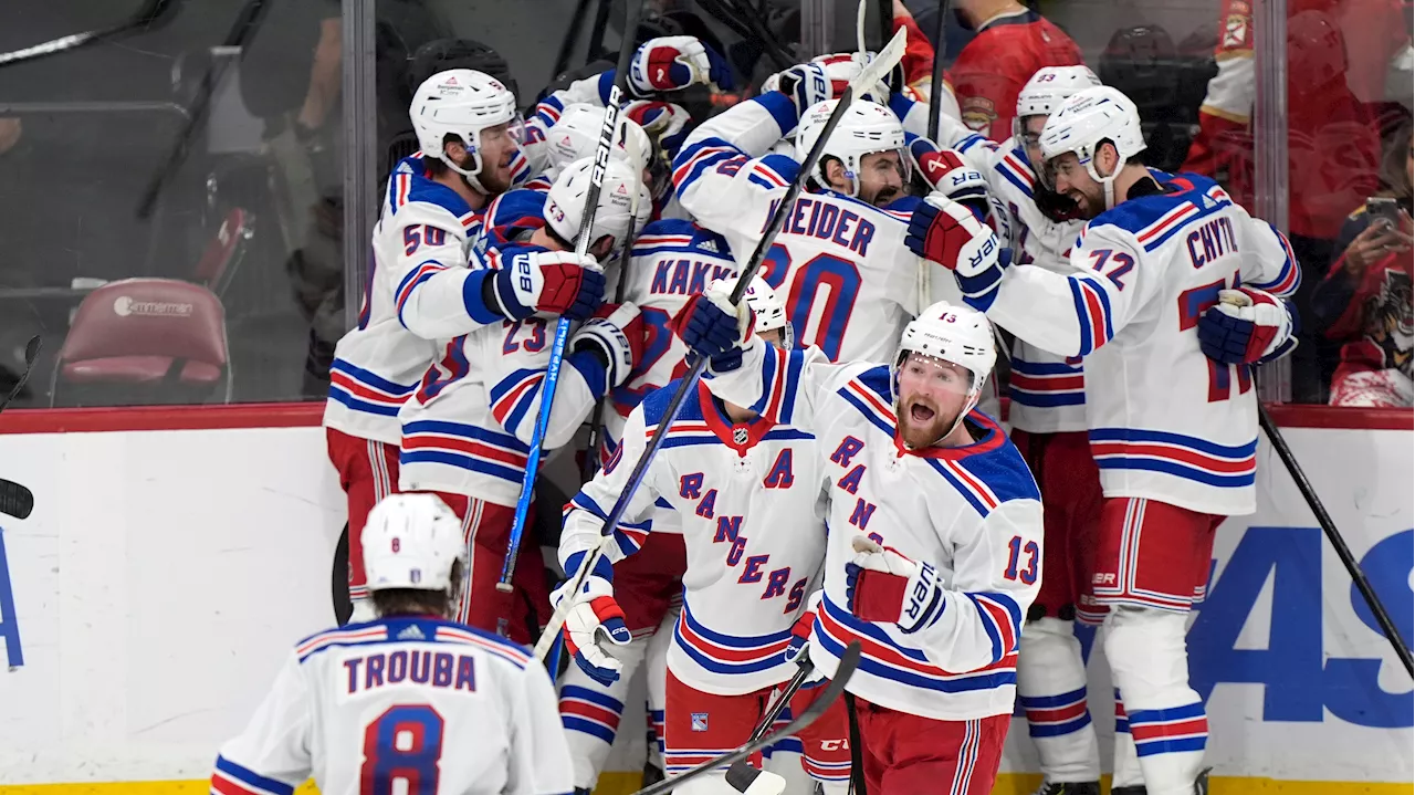 Wennberg scores in OT, Rangers top Panthers to take lead in East Final