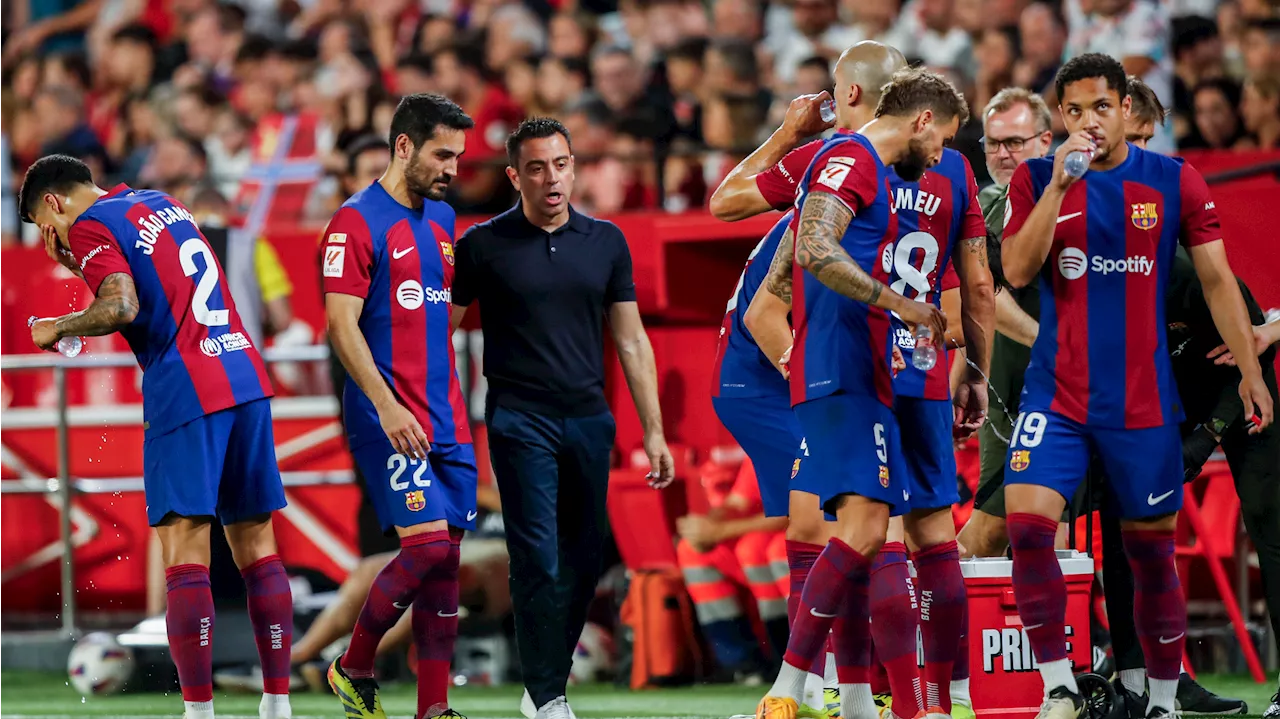 Xavi wins last game as Barcelona coach