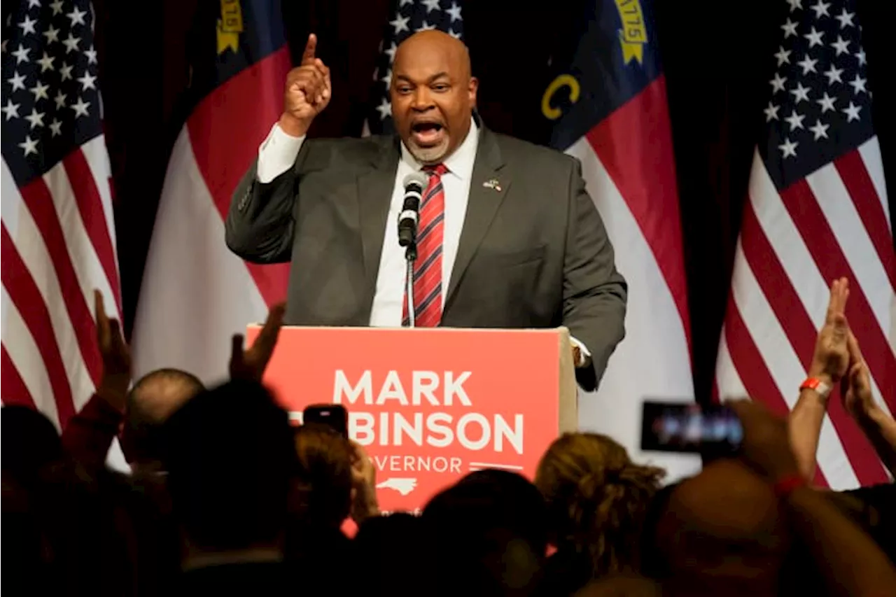 At North Carolina's GOP convention, governor candidate Robinson energizes Republicans for election