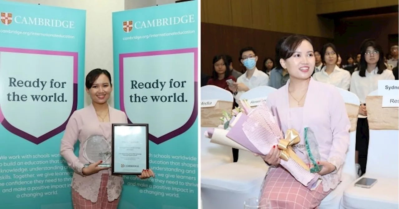 Sabah English Teacher Named World's Best Educator by Cambridge Dedicated Teacher Awards!