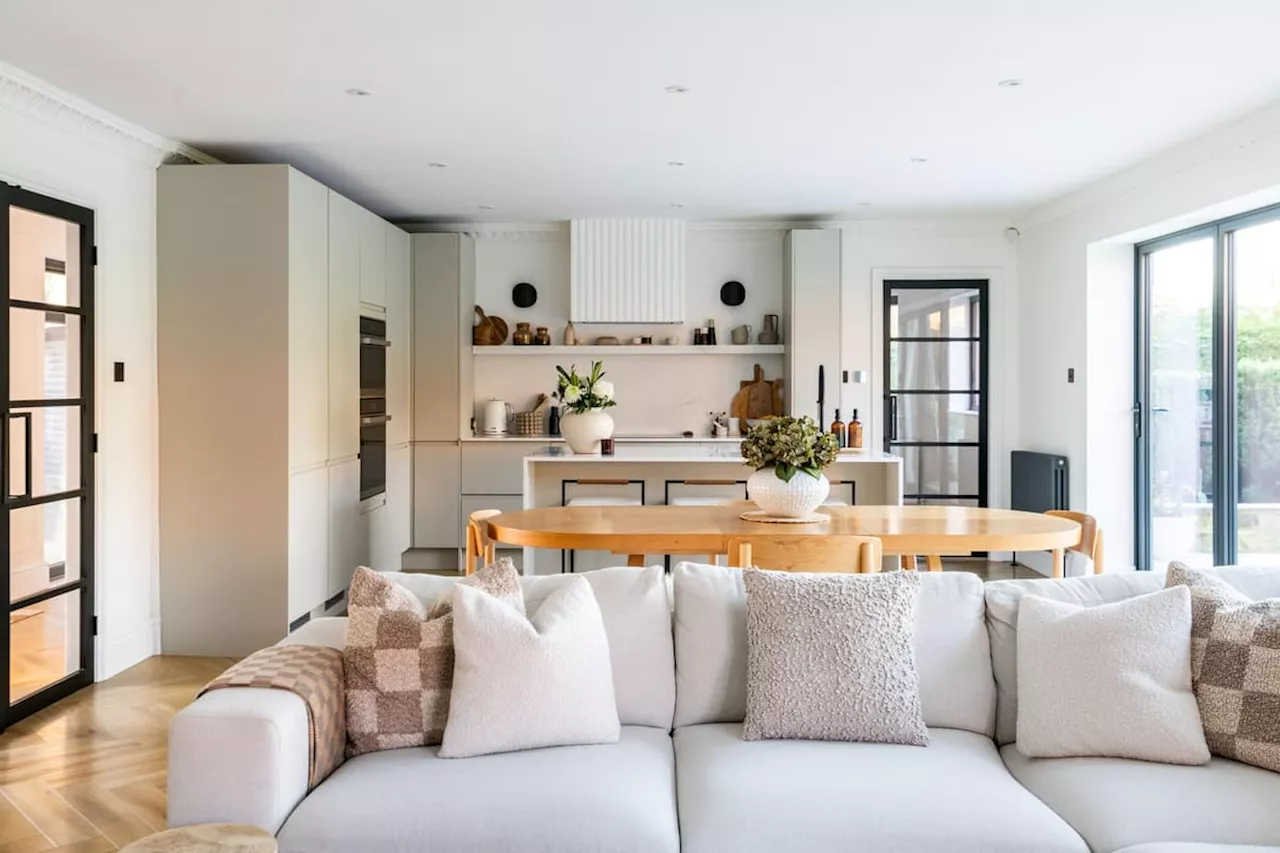 How a DIY influencer transformed a dated Eighties house into a stunning contemporary home