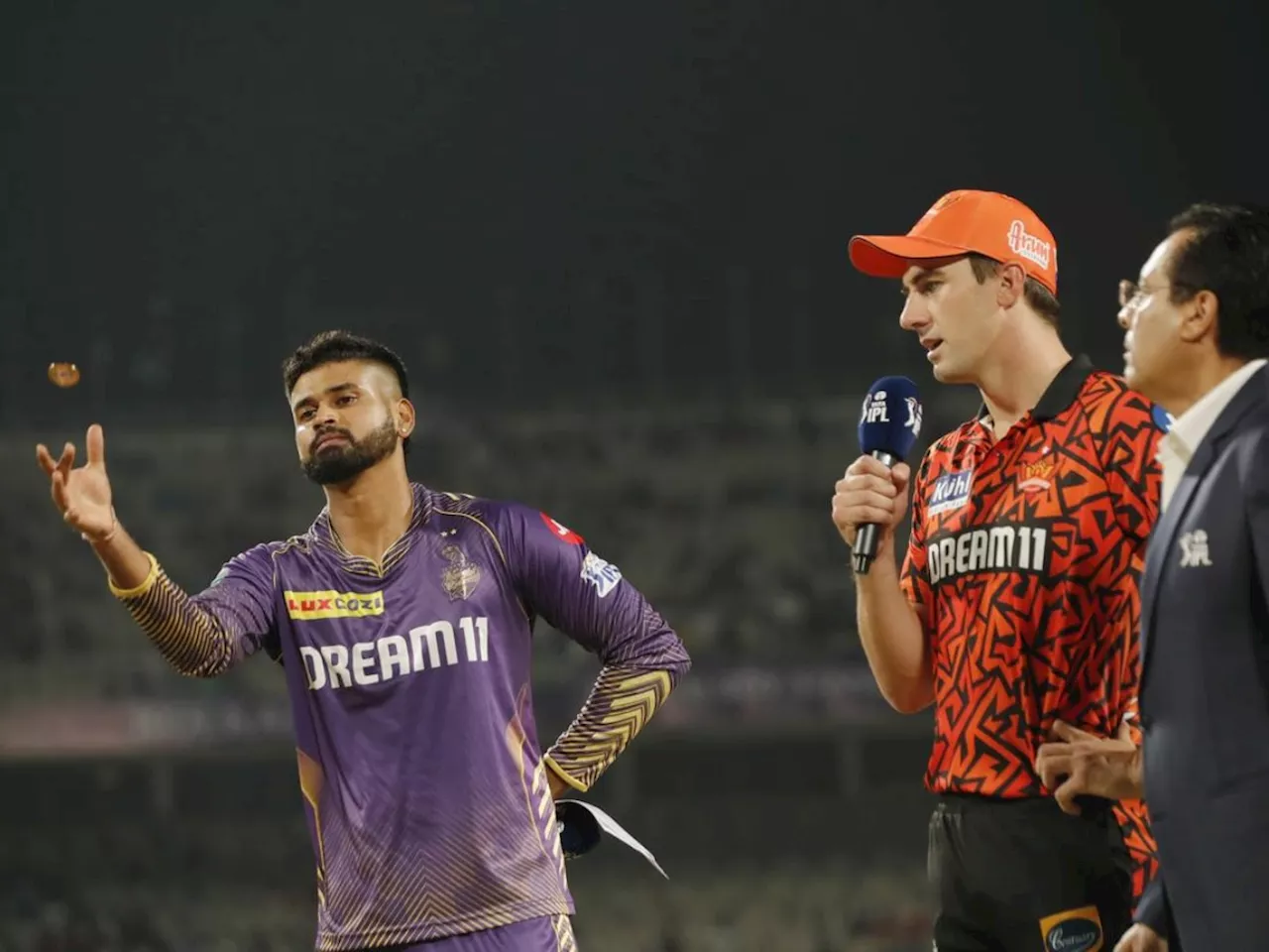 IPL 2024 Final : टॉस जिंकून हैदराबादचा फलंदाजी करण्याचा निर्णय; पाहा दोन्ही संघाची Playing XI