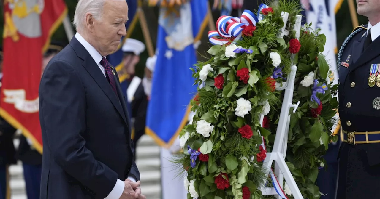 President Biden delivers remarks at annual Memorial Day service at Arlington National Cemetery