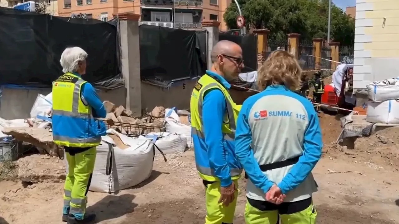 Muere un obrero aplastado por una retroexcavadora mientras trabajaba en una nueva construcción en Chamartín