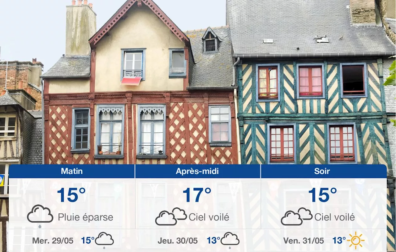 Météo Rennes: prévisions du mardi 28 mai 2024