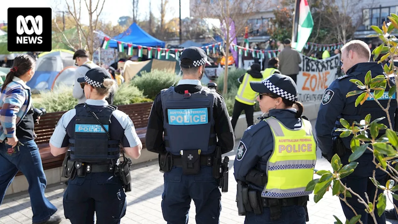 Australian National University students at pro-Palestinian encampment told to leave by midday or risk arrest