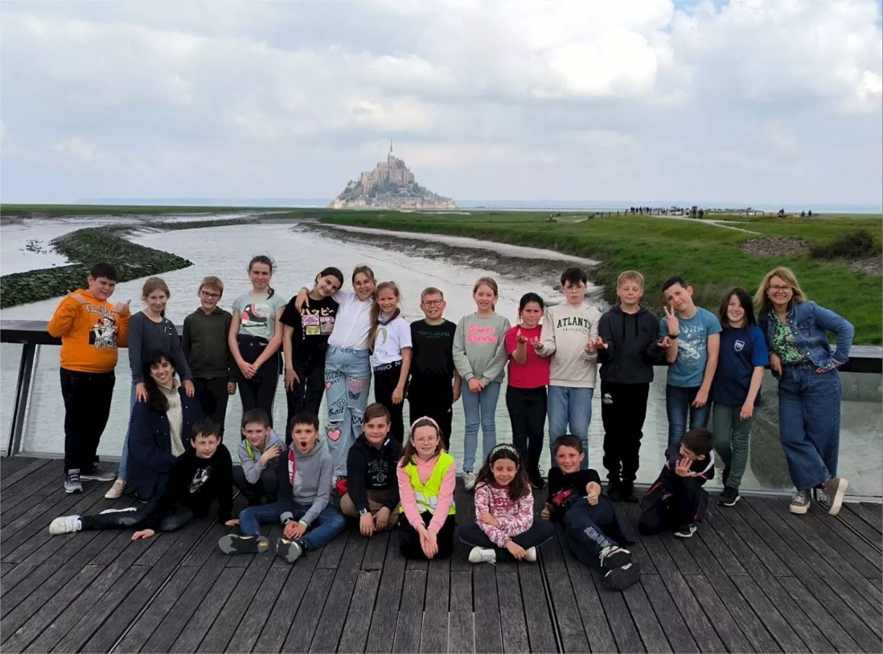 Ces écoliers seront les seuls à danser pour accueillir la flamme olympique au Mont-Saint-Michel