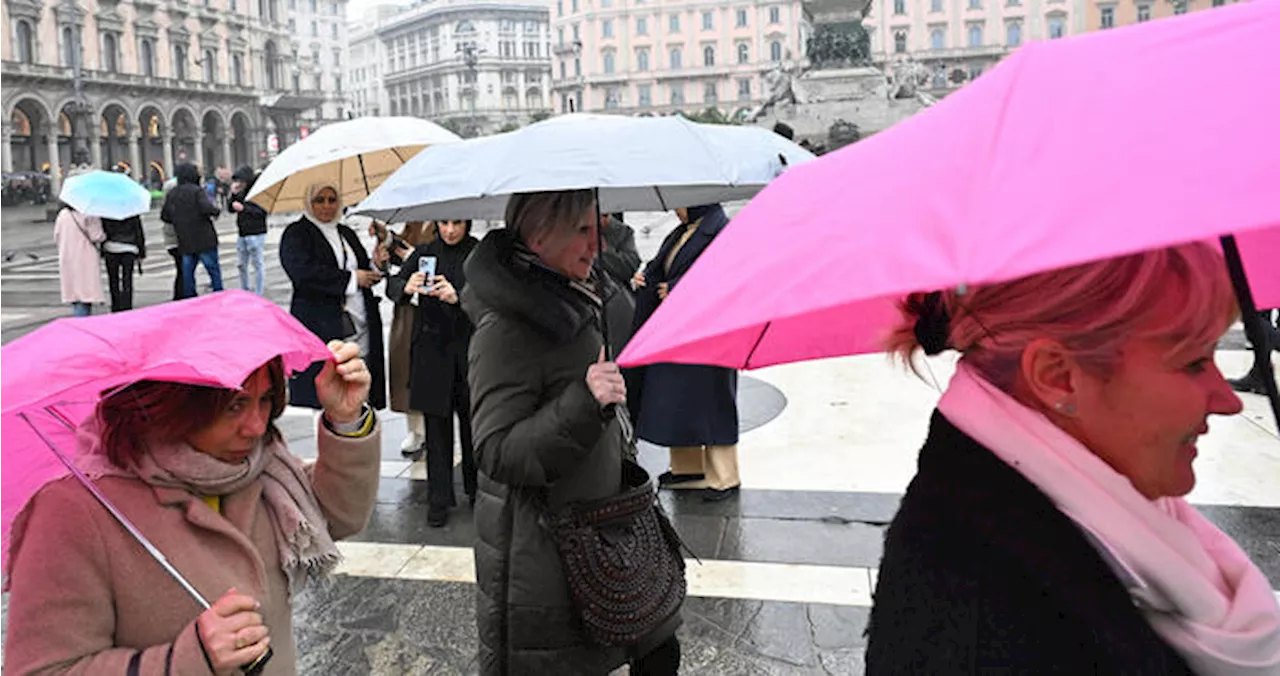 Al via una settimana di maltempo, 'salva' solo una parte del centro