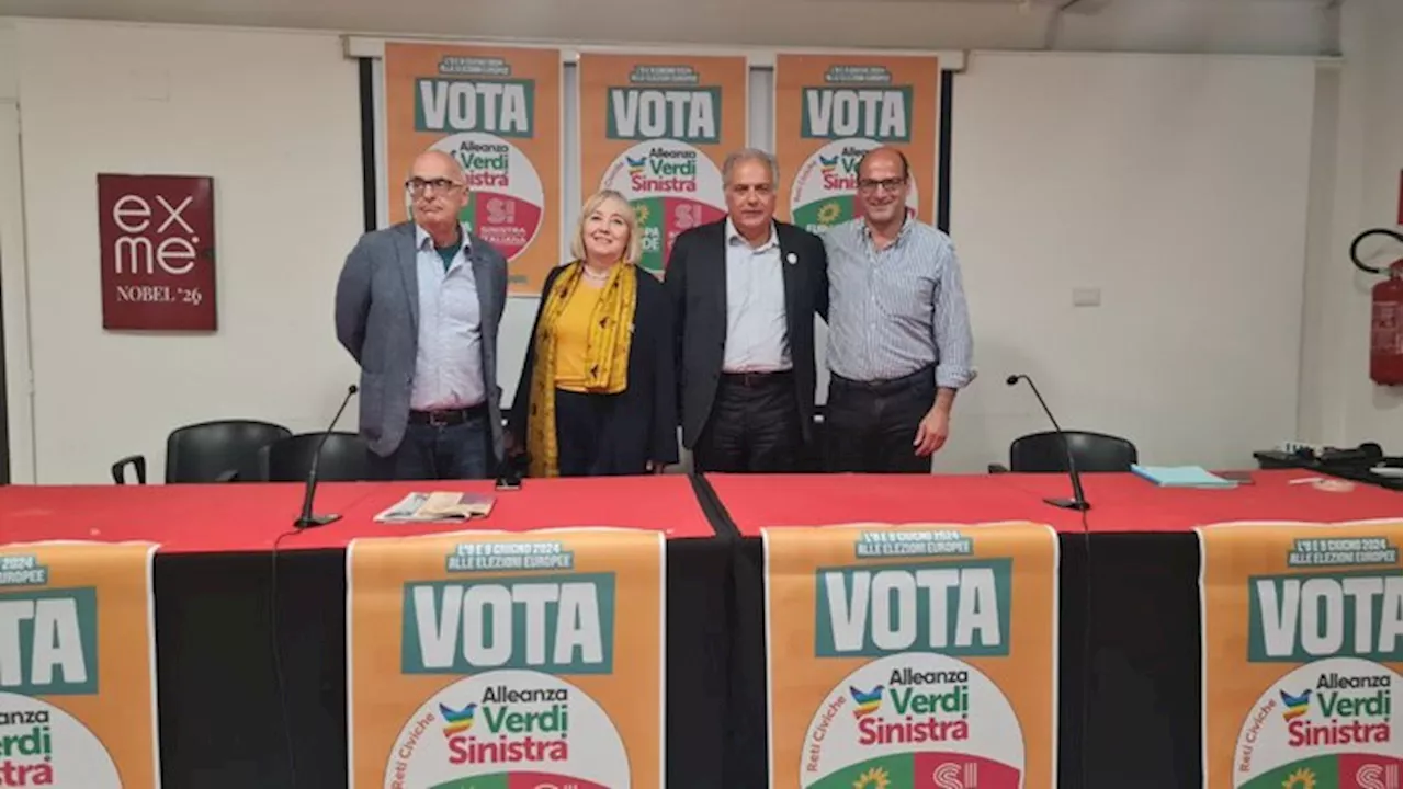 Roberto Salis a sostegno della candidatura con Avs di Ilaria