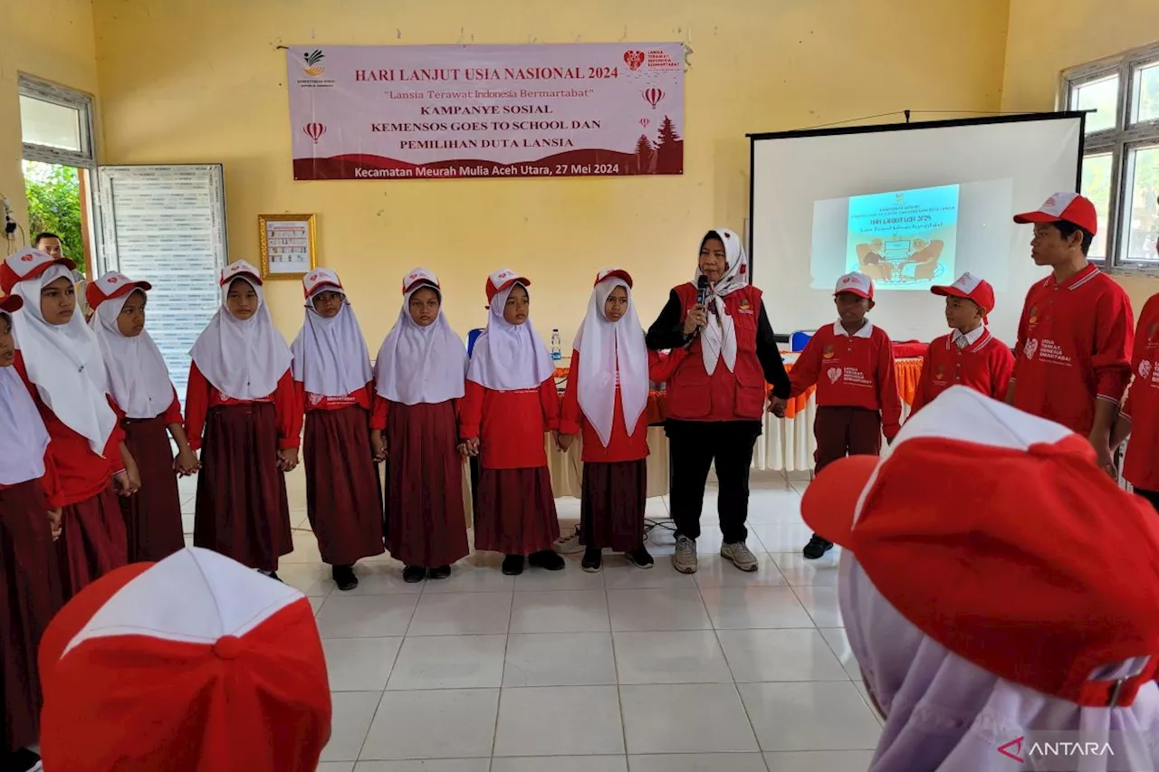 Kemensos ajak anak peduli lansia melalui 'Kemensos Goes to School'