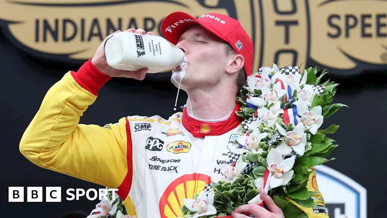 Indy 500: Josef Newgarden wins on last lap for successive titles