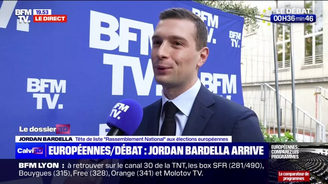 Élections européennes: 'Rien n'est fait, rien n'est gagné', affirme Jordan Bardella (RN)