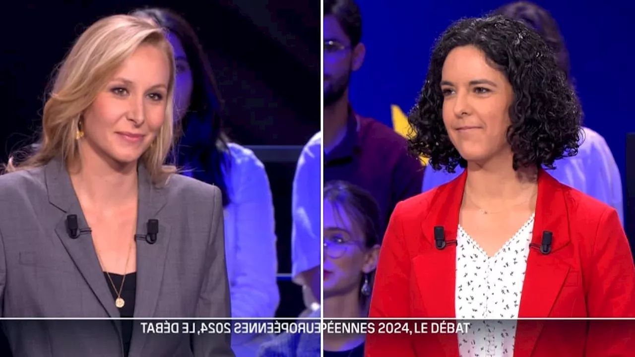 Européennes 2024: Marion Maréchal accuse Manon Aubry d'être allée 'vandaliser' une AG de Total