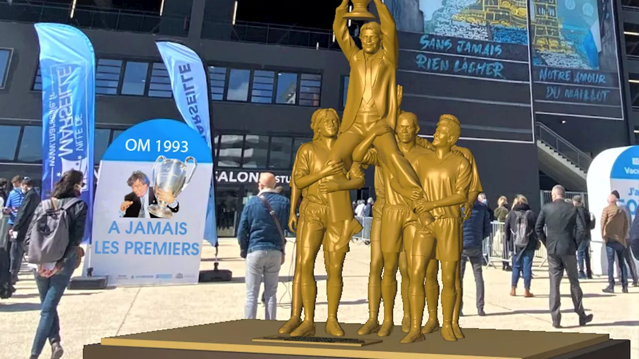 Statue de Bernard Tapie: son fils espère une inauguration au Vélodrome 'à la mi-novembre'