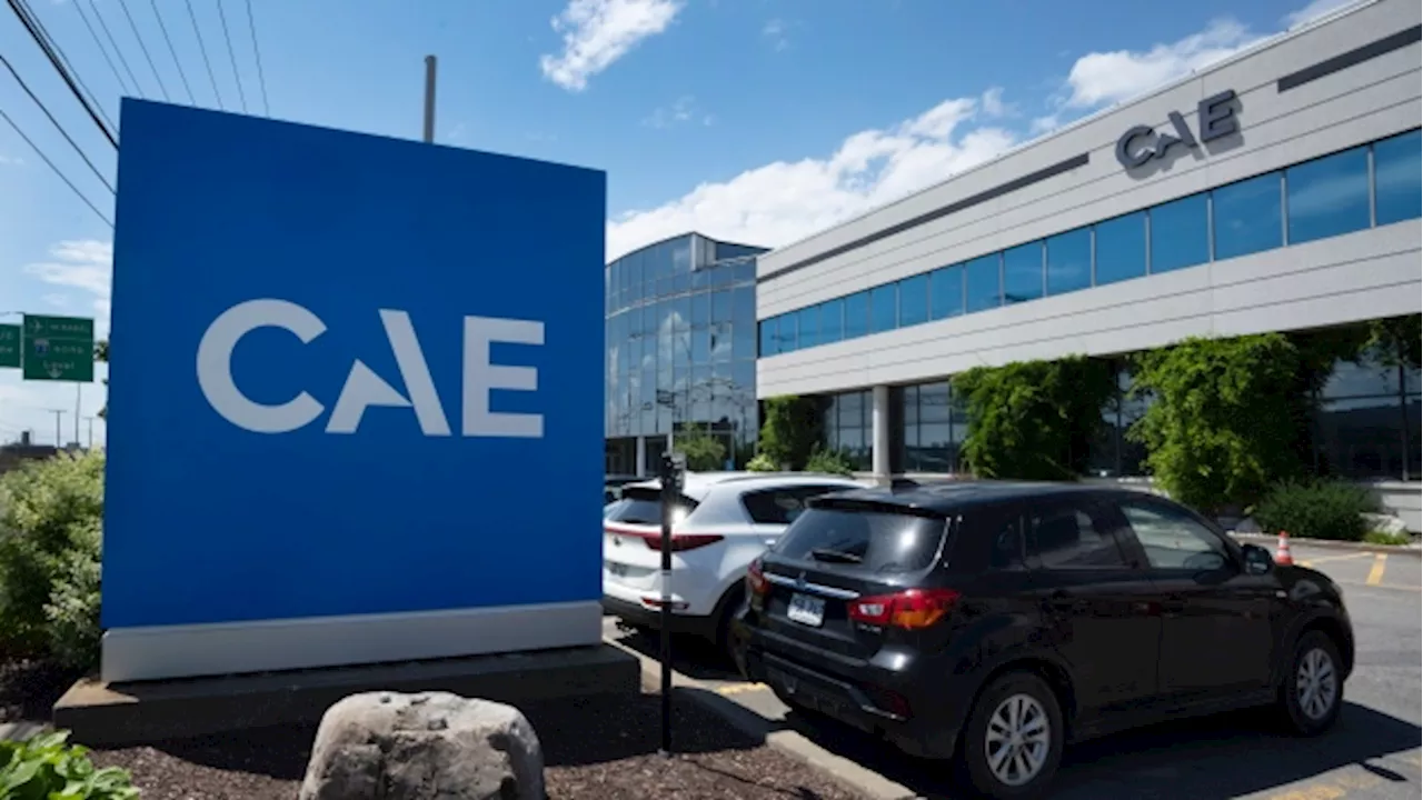 CAE Inc. posts $484.3 million loss, says risk profile more balanced after changes