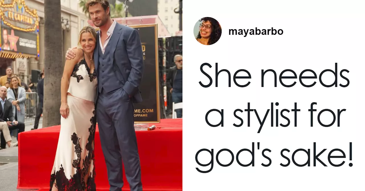 Chris Hemsworth's Wife Slammed For Wearing 'Pajamas' To Hollywood Star Event