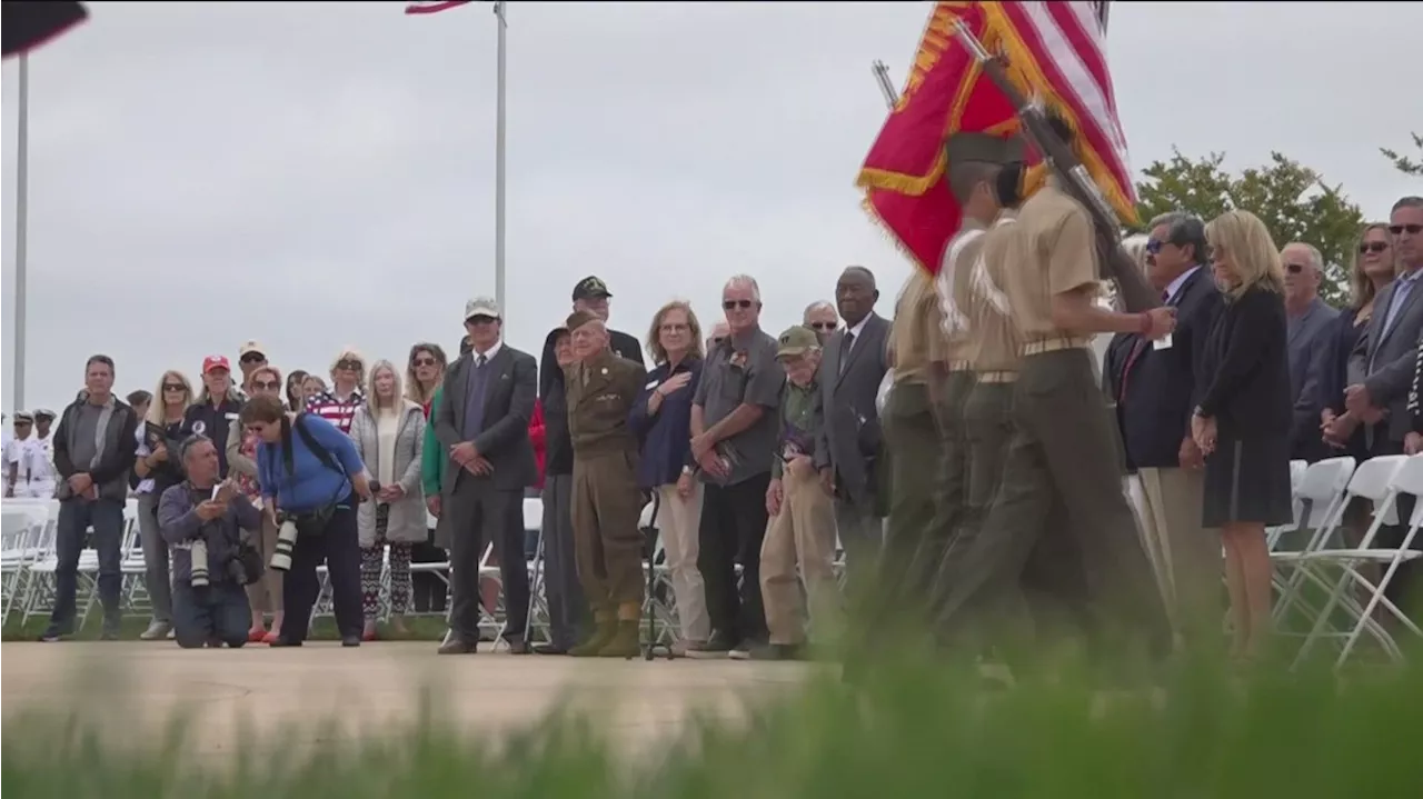 Memorial Day ceremony honors D-Day veterans, fallen soldiers