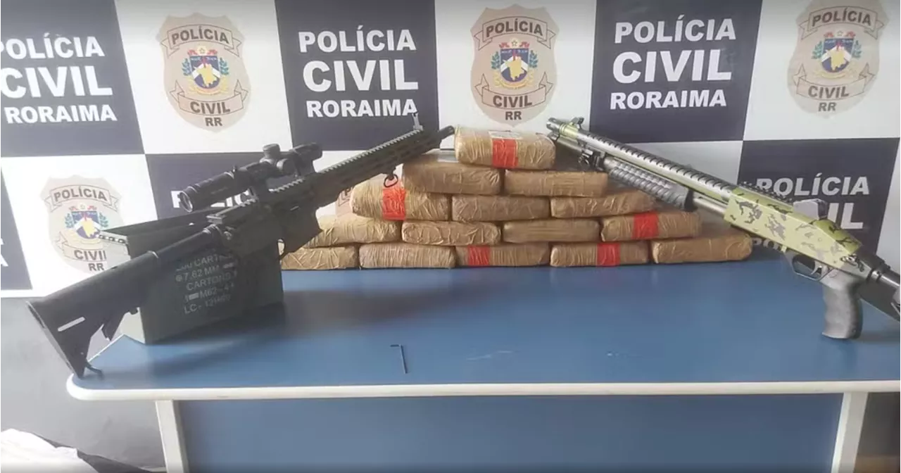 Sobrinhos do governador de Roraima são presos com 145kg de drogas e armas