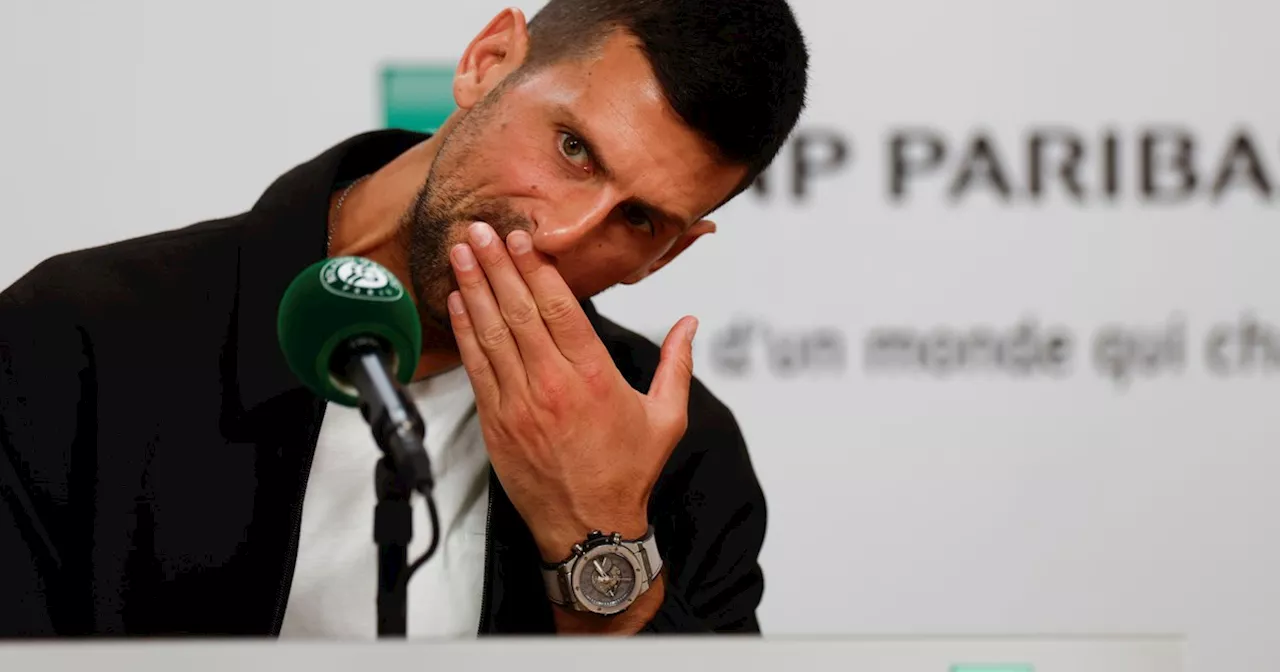 La alarmante declaración de Novak Djokovic que despertó preocupación antes del Roland Garros