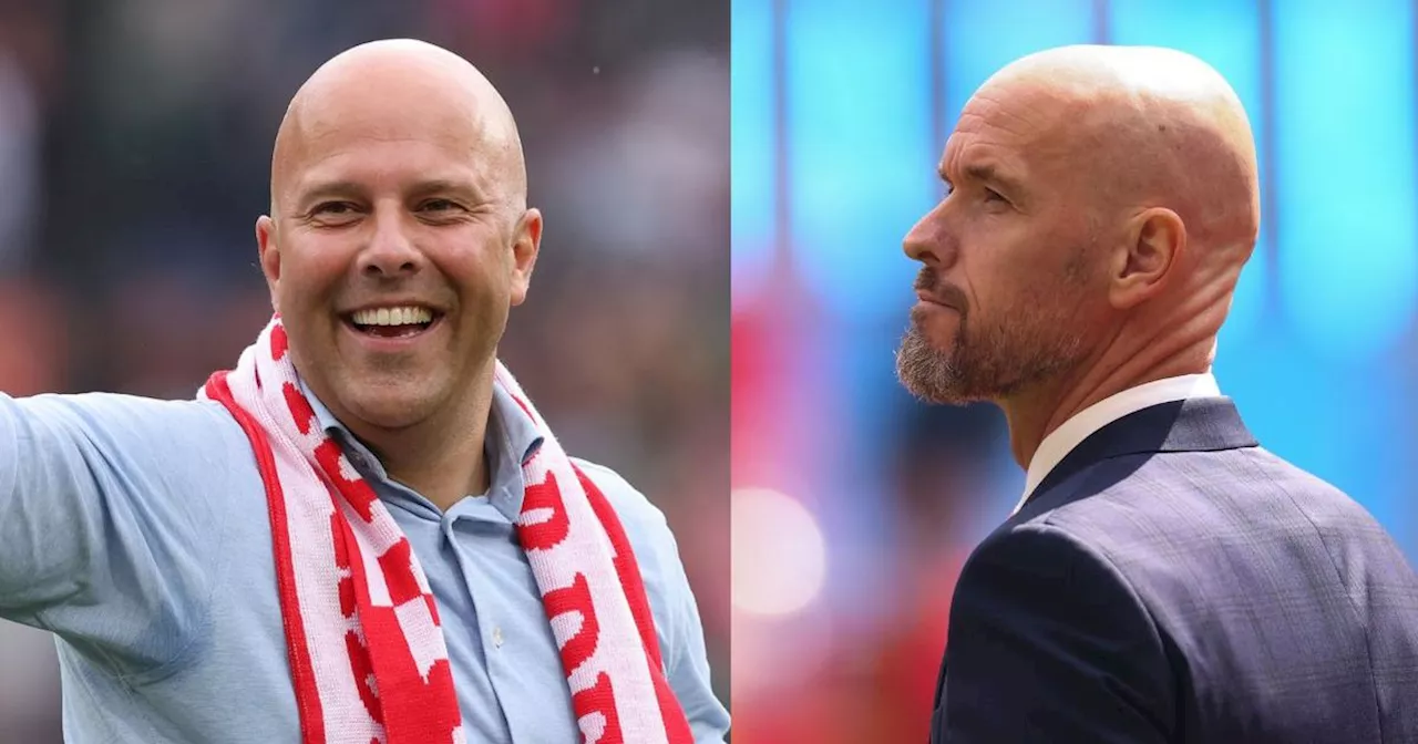 Erik ten Hag delivers brutal putdown of new Liverpool boss Arne Slot's Feyenoord