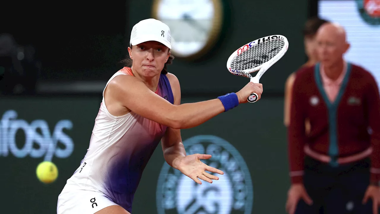 Iga Swiatek baut beeindruckende Serie in Paris aus, Ons Jabeur startet überzeugend in Roland-Garros