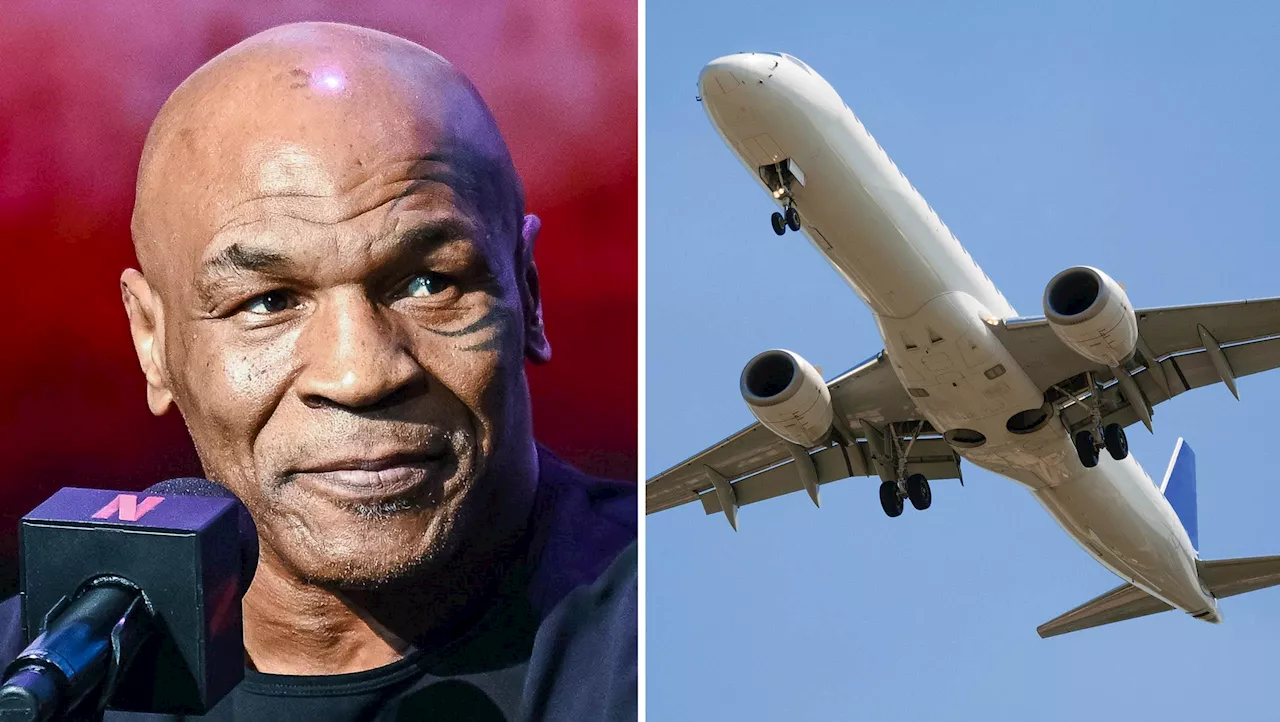 Mike Tyson akut sjuk – på flygplan