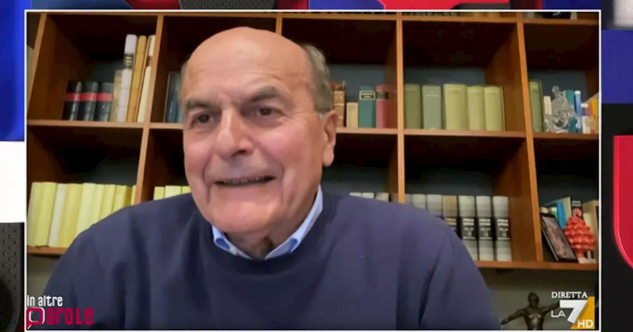 Bersani a La7: “Se la sinistra vince, prometto di farmi crescere i capelli”