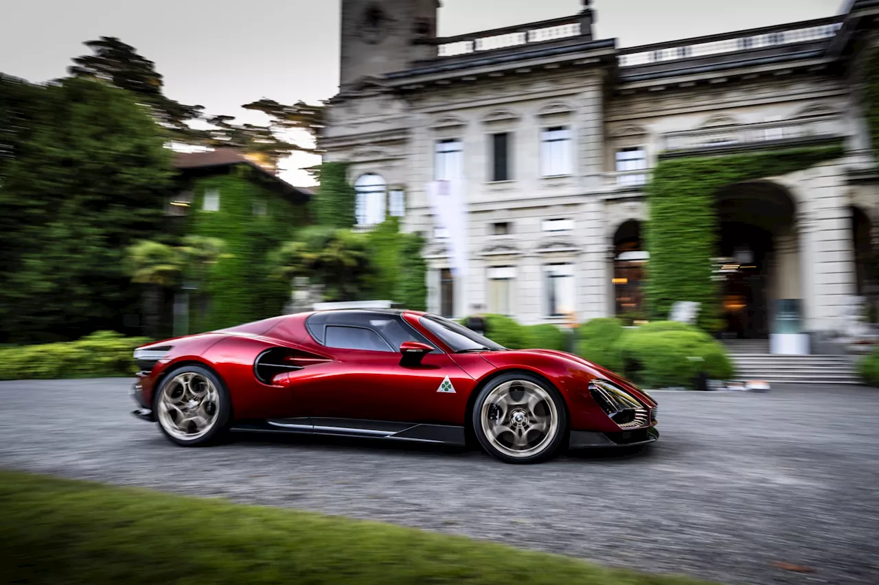 Alfa Romeo 33 Stradale vann Design Concept Award. På helgens Concorso d'Eleganza Villa d'Este.