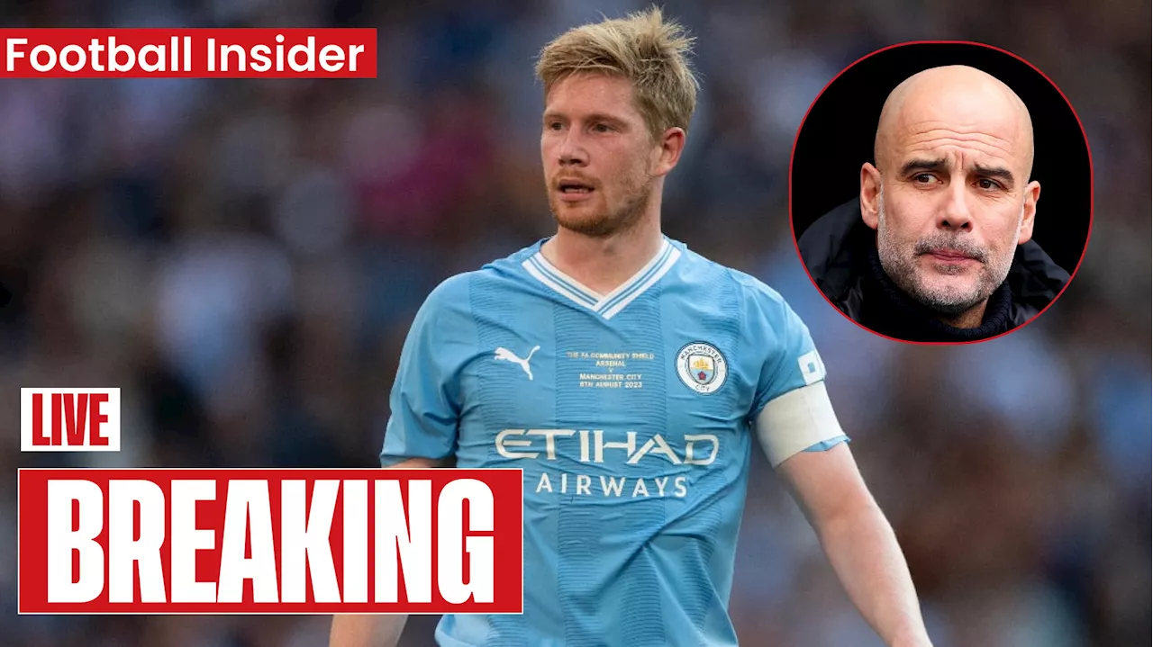 Kevin de Bruyne set for face-to-face Man City talks