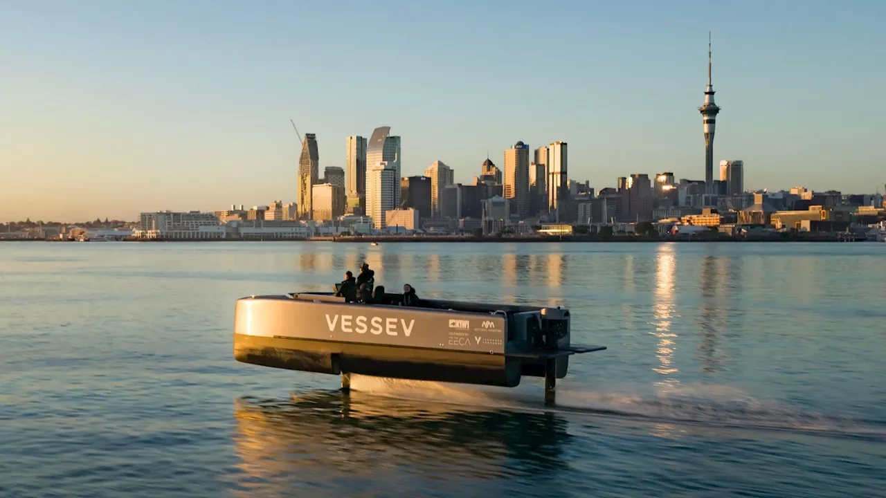 Vessev Launches Hydrofoil Ferry Using America’s Cup Tech