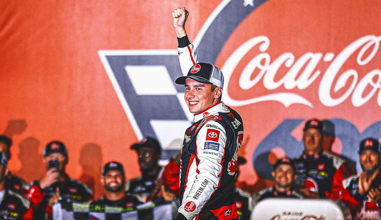 NASCAR takeaways: Christopher Bell wins rain-shortened Coca-Cola 600