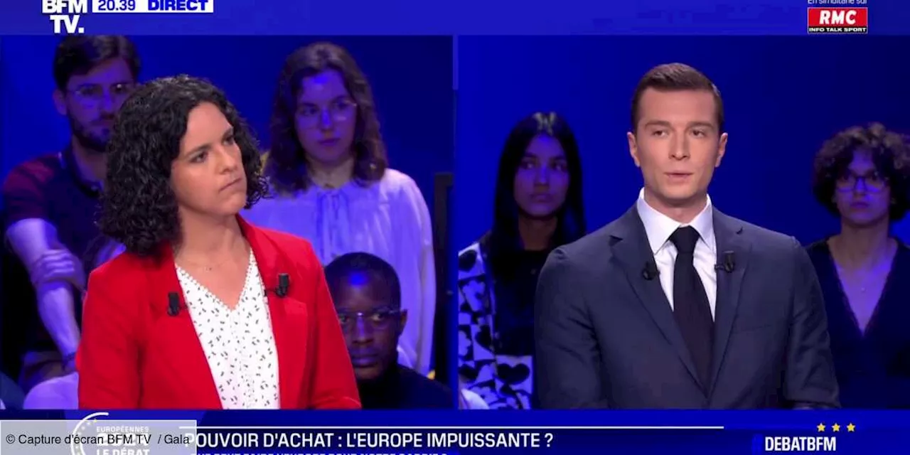 Jordan Bardella et Manon Aubry s’écharpent : “Vous allez commenter toute la soirée ?