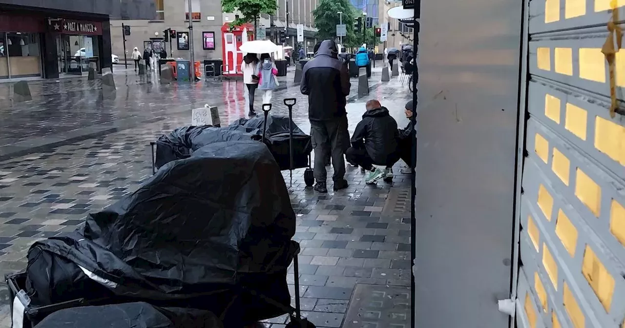 Glasgow homeless charity slams man who 'urinated' on rough sleeper's tent