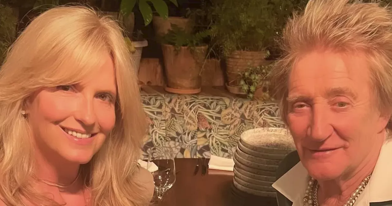 Rod Stewart celebrates Celtic's league and cup wins with 'champions' cake