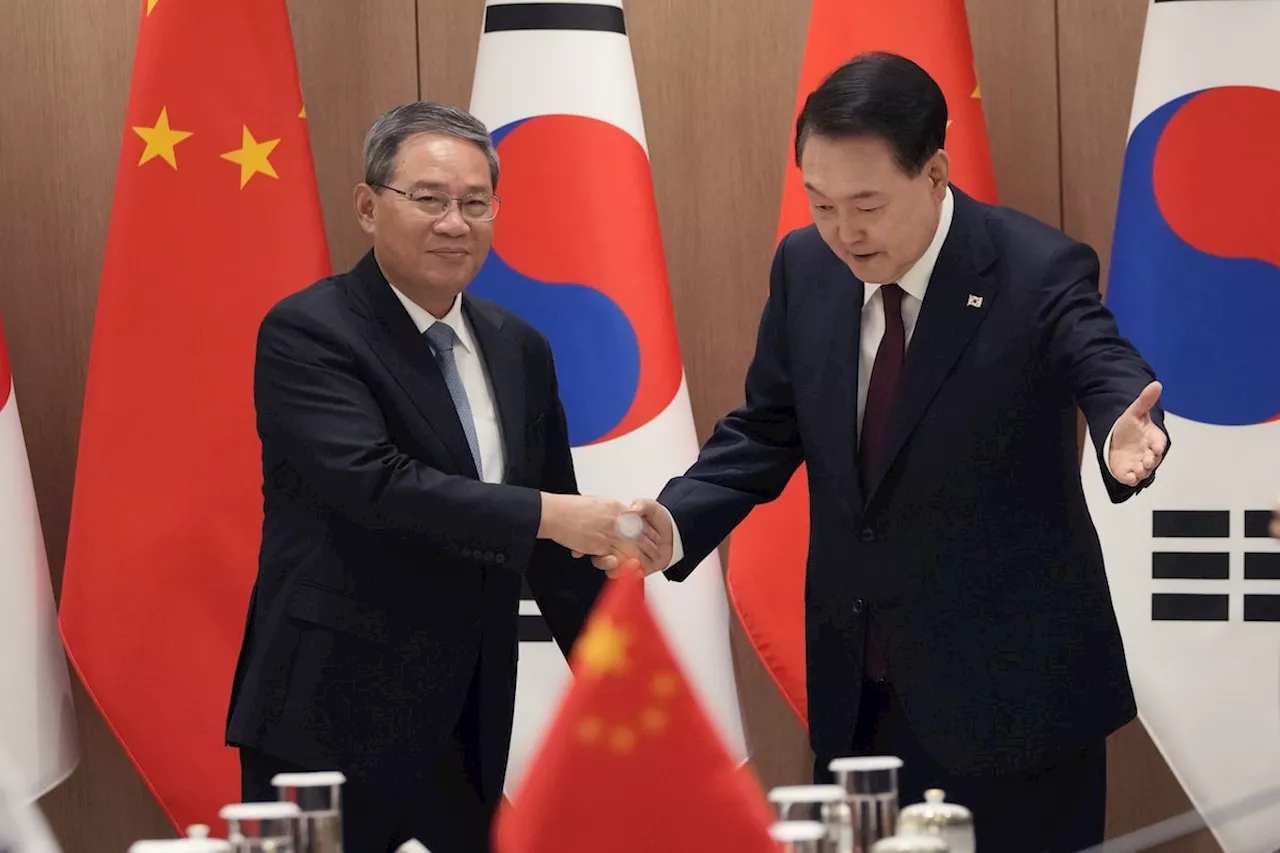 China’s premier to hold rare summit with U.S.-allied South Korea, Japan