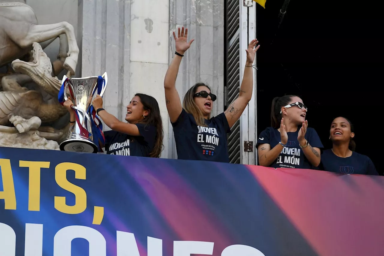 UEFA celebrates growth of women’s soccer as Barcelona lifts another Women’s Champions League trophy