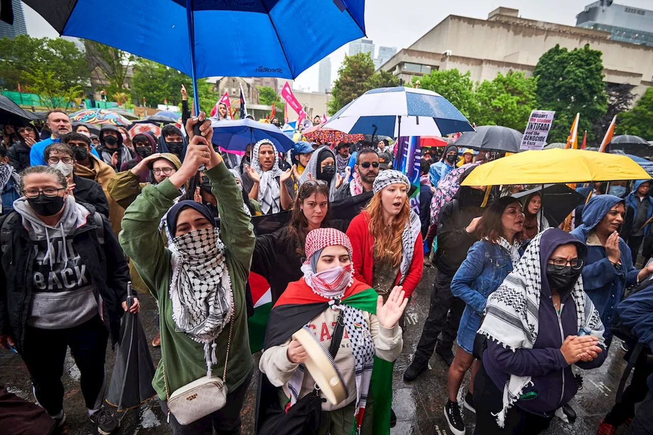 U of T seeks injunction order to clear pro-Palestinian protest as students, supporters rally