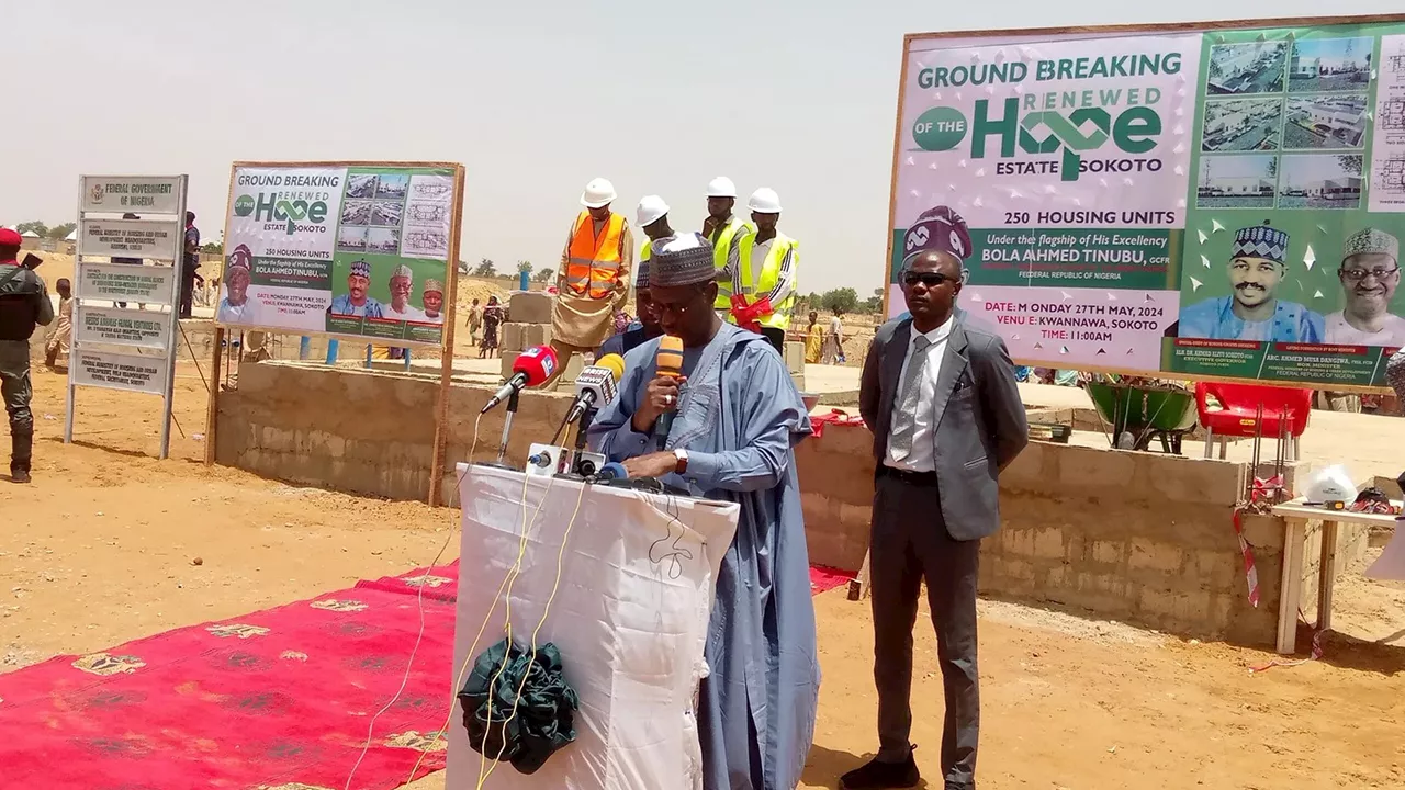 6,000 renewed hope houses create 250 jobs in Sokoto—Minisster