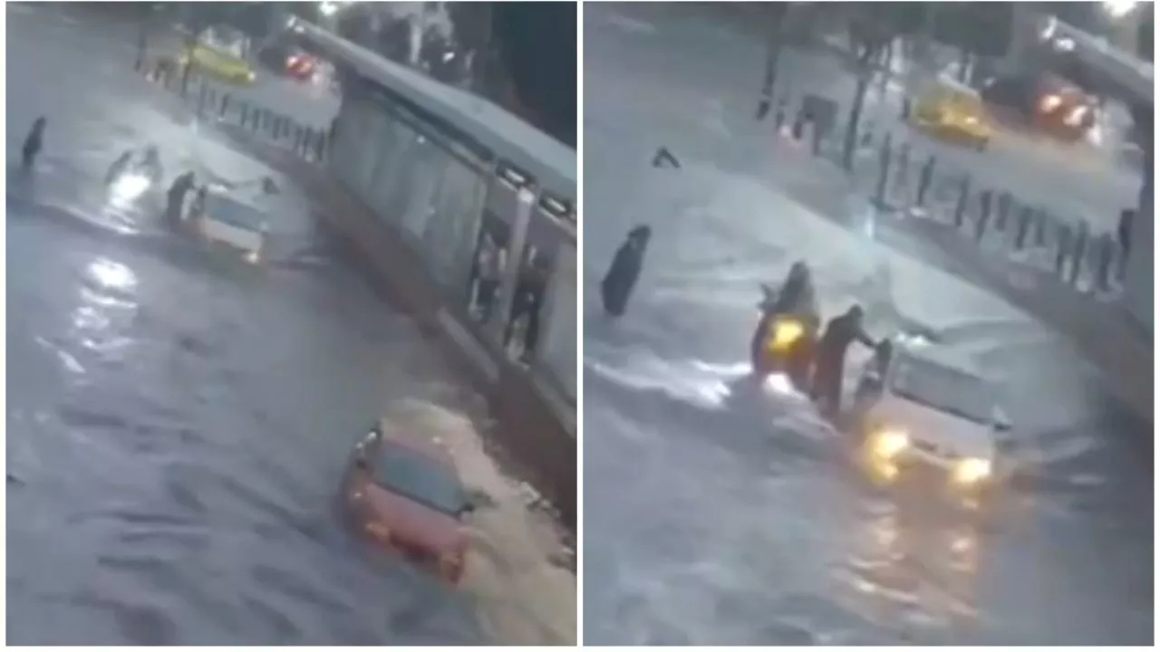 Lluvias: VIDEO: Rescatan A Una Familia Que Se Quedó Atrapada En Las ...