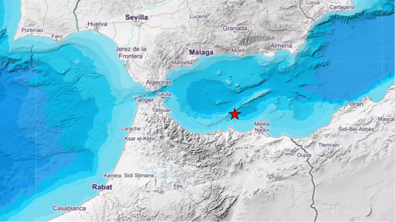 Un terremoto de magnitud 4.2 hace temblar Melilla, Málaga y Granada