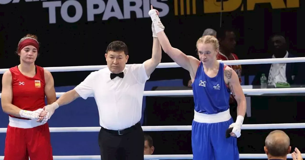 Amy Broadhurst wins first fight for GB as she keeps Olympic dream alive