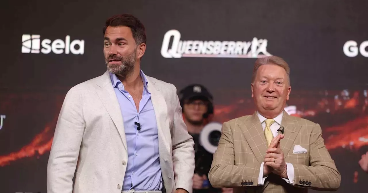 Eddie Hearn vs Frank Warren fights: UK start time, fight card, TV and stream