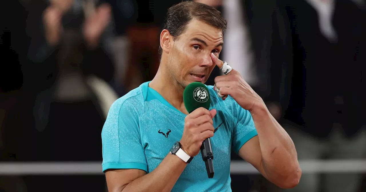 Emotional Rafael Nadal suffers first-round defeat on likely French Open farewell