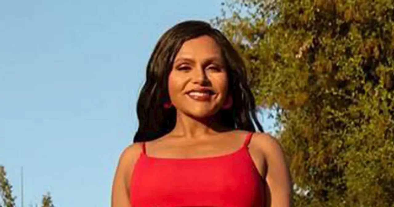 Mindy Kaling shows dramatic transformation in red bikini after 40lbs weight loss