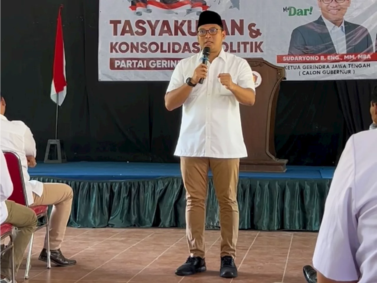 Gerindra Demak Siap Memenangkan Sudaryono, Ketua DPC: Hukumnya Fardu Ain