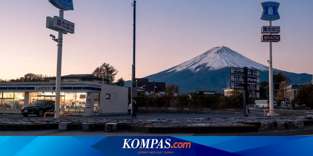 Jepang Sengaja Tutupi Pemandangan Gunung Fuji dengan Kain, Apa Alasannya?