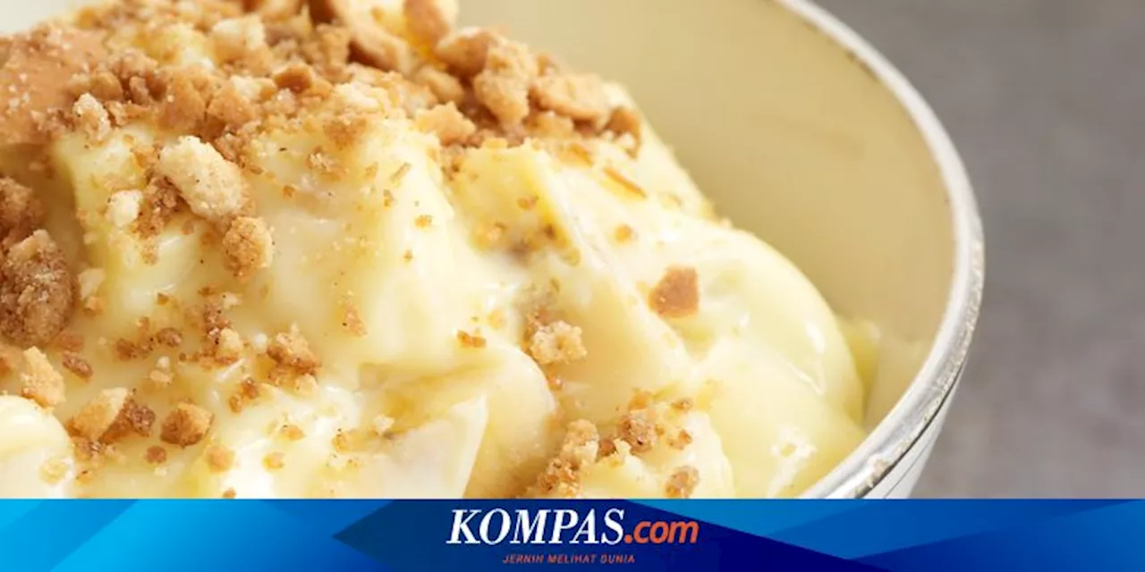 Resep Puding Vanila Pisang, Bikin Dessert Lembut