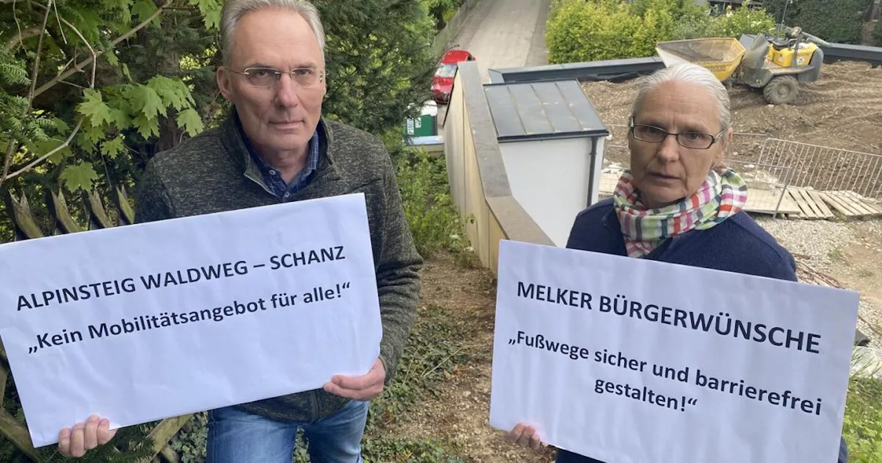 Stiegen-Streit in NÖ: Anrainer protestieren gegen 'Alpinsteig'