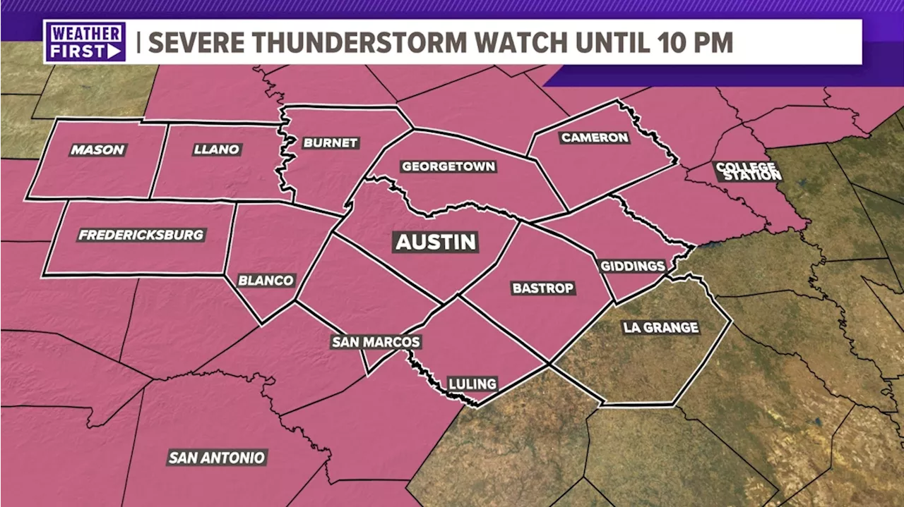 Live radar: Strong storms possible this evening with increased risk Tuesday for Central Texas