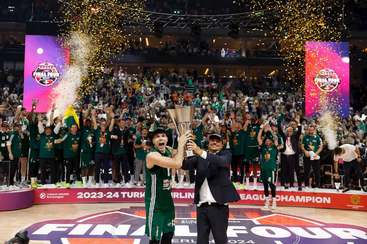 Basket: le Panathinaïkos champion d'Europe treize ans après son dernier sacre